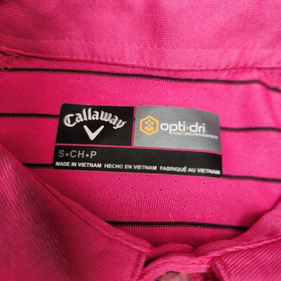 Callaway Opti-Dri Polo Pink SS Sm. - Picture 4 of 5